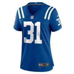 Tyler Goodson Indianapolis Colts Women's Game Jersey Royal - Nike