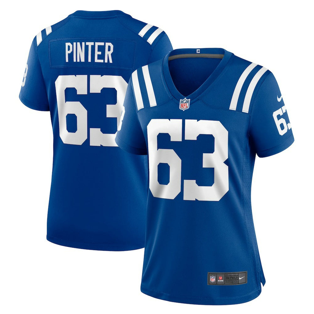 Danny Pinter Indianapolis Colts Women's Game Jersey Royal - Nike
