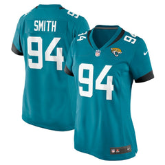 Maason Smith Jacksonville Jaguars Women's Game Jersey Teal - Nike