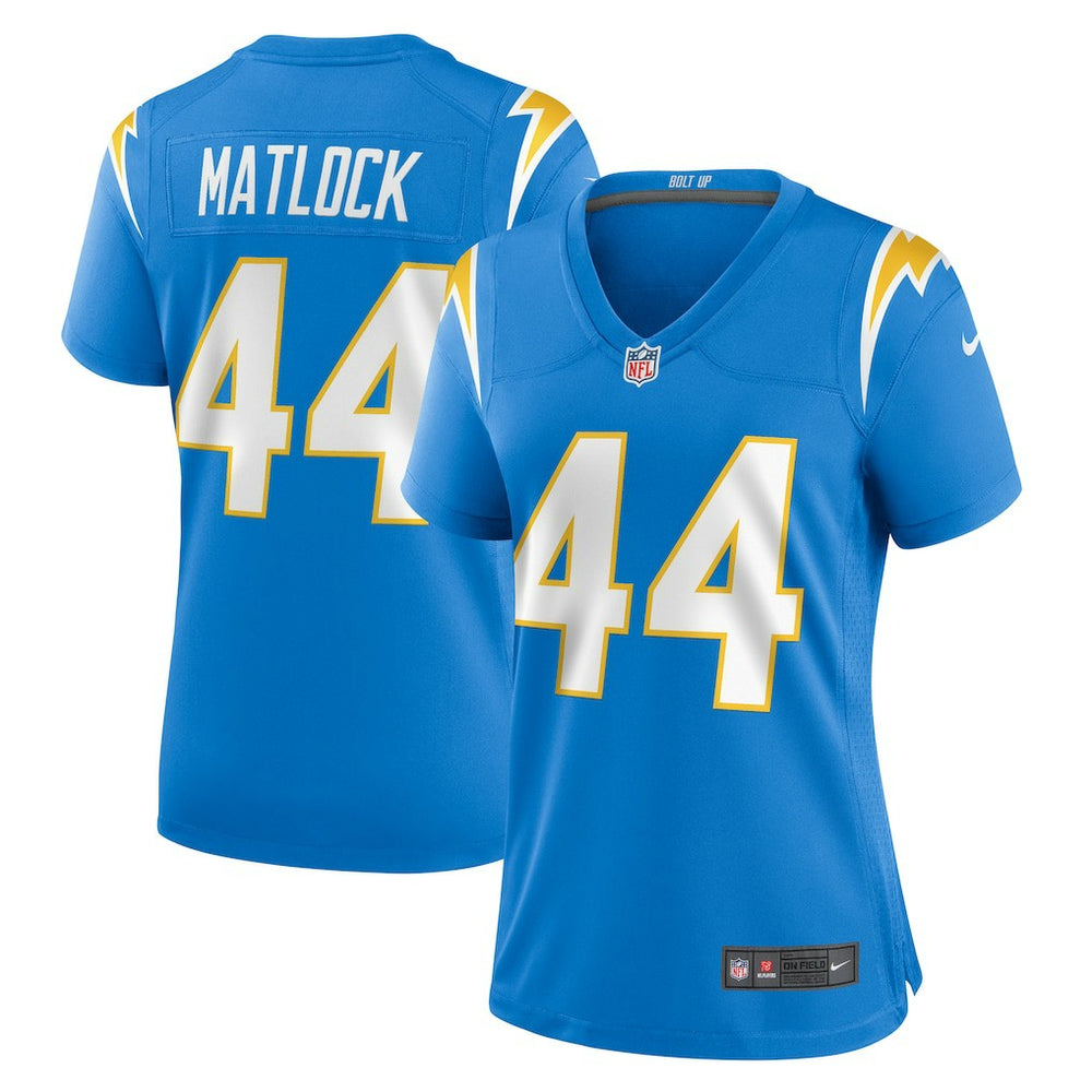 Scott Matlock Los Angeles Chargers Women's Game Jersey Powder Blue - Nike