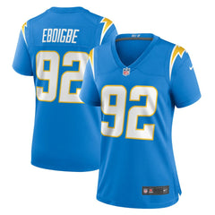 Justin Eboigbe Los Angeles Chargers Women's Game Jersey Powder Blue - Nike