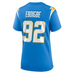 Justin Eboigbe Los Angeles Chargers Women's Game Jersey Powder Blue - Nike