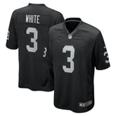 Zamir White Las Vegas Raiders Team Game Jersey Black - Nike