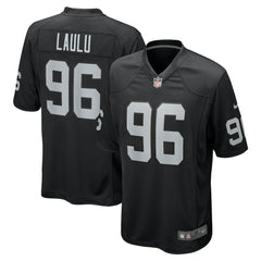 Jonah Laulu Las Vegas Raiders Team Game Jersey Black - Nike