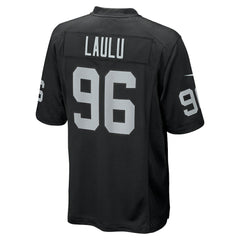 Jonah Laulu Las Vegas Raiders Team Game Jersey Black - Nike