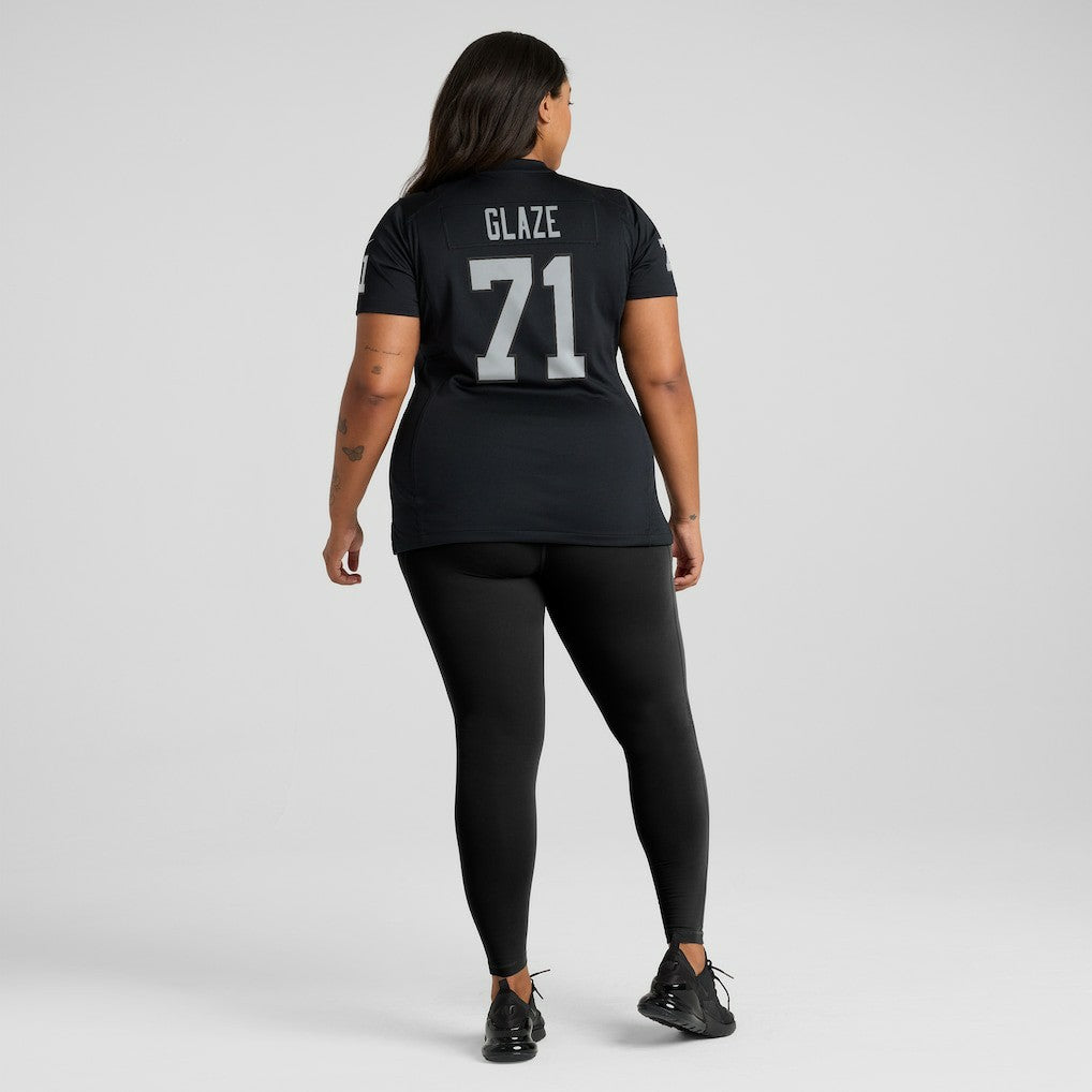 DJ Glaze Las Vegas Raiders Women's Game Jersey - Black | NFL Jerseys