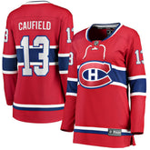 Cole Caufield Montreal Canadiens - Fanatics Women's Home Premier Breakaway Player Jersey Breakaway Jersey Red