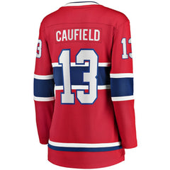 Cole Caufield Montreal Canadiens - Fanatics Women's Home Premier Breakaway Player Jersey Breakaway Jersey Red