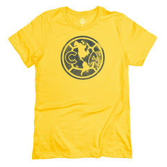 Club America 1863FC Mono Badge T-Shirts - Yellow