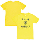 Club America 1863FC Team Arch Vintage Tri-Blend T-Shirts - Yellow