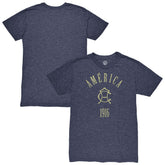 Club America 1863FC Team Arch Vintage Tri-Blend T-Shirts - Navy