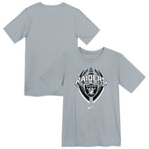 Las Vegas Raiders Preschool Icon Legend Dri-FIT T-Shirt Gray - Nike