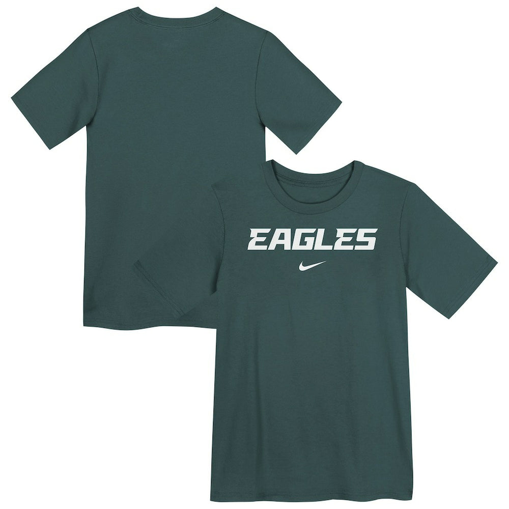 Philadelphia Eagles Preschool Wordmark T-Shirt Midnight Green - Nike