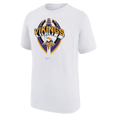 Minnesota Vikings Youth Icon Legend T-Shirt White - Nike