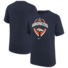 Denver Broncos Youth Icon Legend T-Shirt Navy - Nike