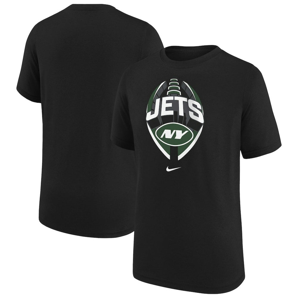 New York Jets Youth Icon Legend T-Shirt Black - Nike