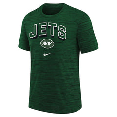 New York Jets Youth Sideline Velocity Performance T-Shirt Green - Nike