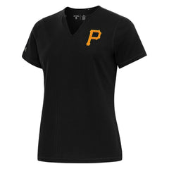 Pittsburgh Pirates Antigua Women's Notch Neck T-Shirt On Sale