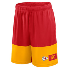 Kansas City Chiefs Big & Tall Best of the Best Performance Shorts Red/Gold - Fanatics