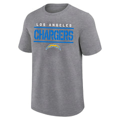 Los Angeles Chargers Big & Tall Top Notch T-Shirt Heather Gray - Fanatics