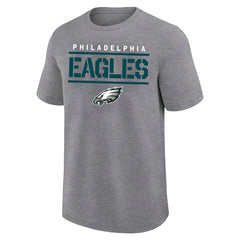 Philadelphia Eagles Big & Tall Top Notch T-Shirt Heather Gray - Fanatics