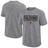 Atlanta Falcons Big & Tall Top Notch T-Shirt Heather Gray - Fanatics