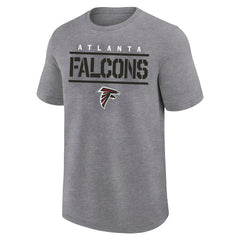 Atlanta Falcons Big & Tall Top Notch T-Shirt Heather Gray - Fanatics