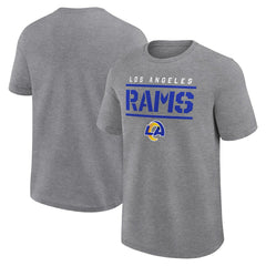 Los Angeles Rams Big & Tall Top Notch T-Shirt Heather Gray - Fanatics