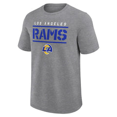Los Angeles Rams Big & Tall Top Notch T-Shirt Heather Gray - Fanatics