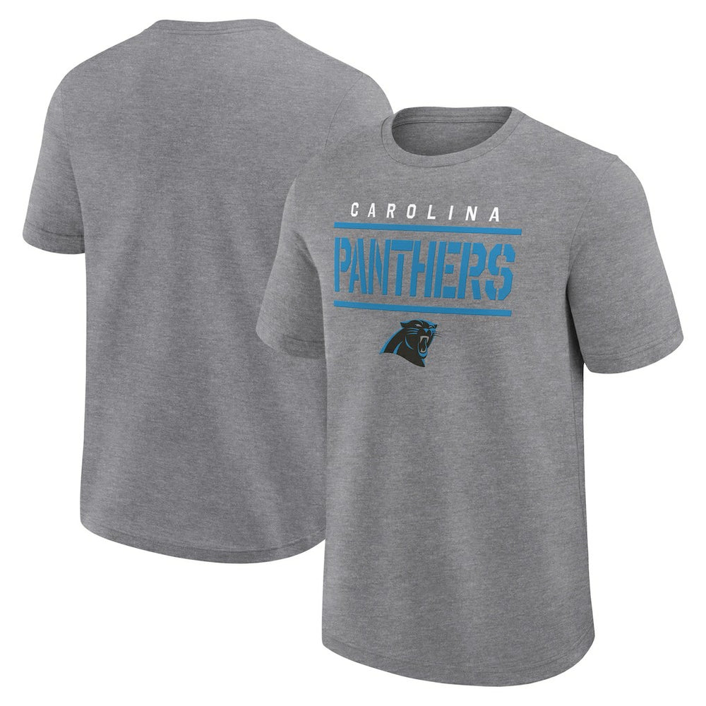 Carolina Panthers Big & Tall Top Notch T-Shirt Heather Gray - Fanatics