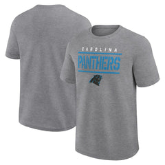 Carolina Panthers Big & Tall Top Notch T-Shirt Heather Gray - Fanatics