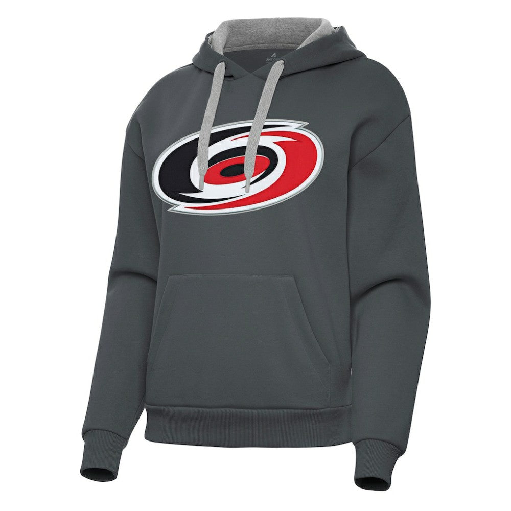 Carolina Hurricanes - Antigua Women's Victory Pullover Hoodie Charcoal