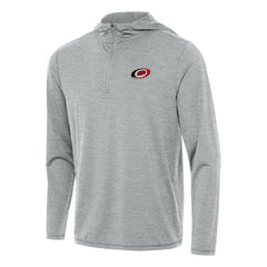 Carolina Hurricanes - Antigua Tidy Quarter-Zip Hoodie Heather Gray