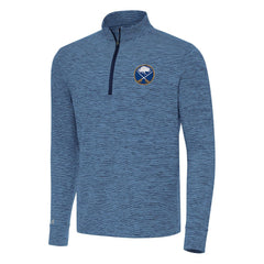 Buffalo Sabres - Antigua Cause Quarter-Zip Top Heather Navy