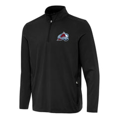 Colorado Avalanche - Antigua Perilous Quarter-Zip Sweatshirt Black