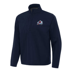 Colorado Avalanche - Antigua Brisk Quarter-Zip Windbreaker Navy