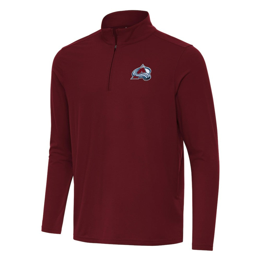 Colorado Avalanche - Antigua Intent Quarter-Zip Top Burgundy