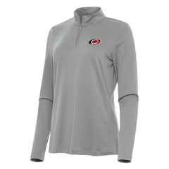 Carolina Hurricanes - Antigua Women's Reprocess Quarter-Zip Top Gray