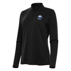 Buffalo Sabres - Antigua Women's Reprocess Quarter-Zip Top Black