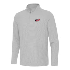 Carolina Hurricanes - Antigua Twine Quarter-Zip Top Gray