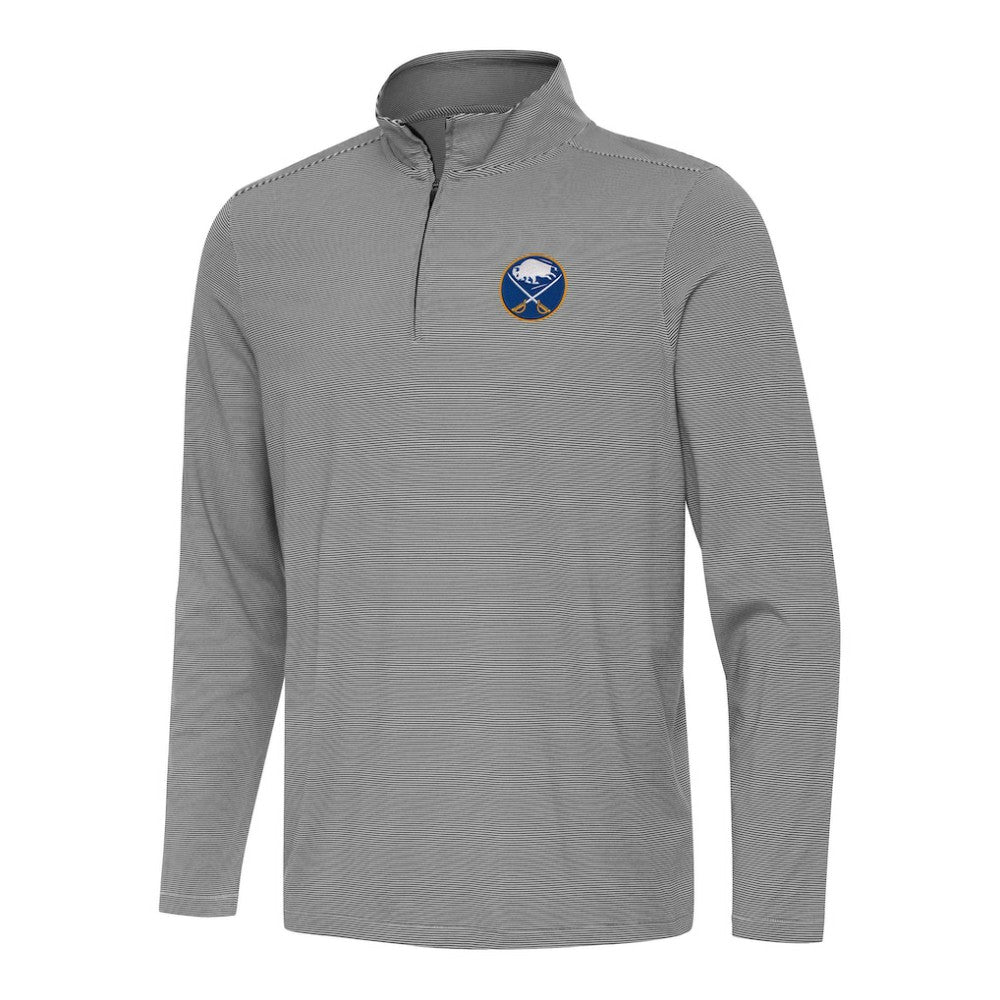 Buffalo Sabres - Antigua Twine Quarter-Zip Top Black