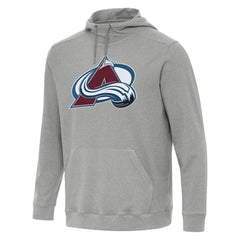Colorado Avalanche - Antigua Cloud Pullover Hoodie Heather Gray