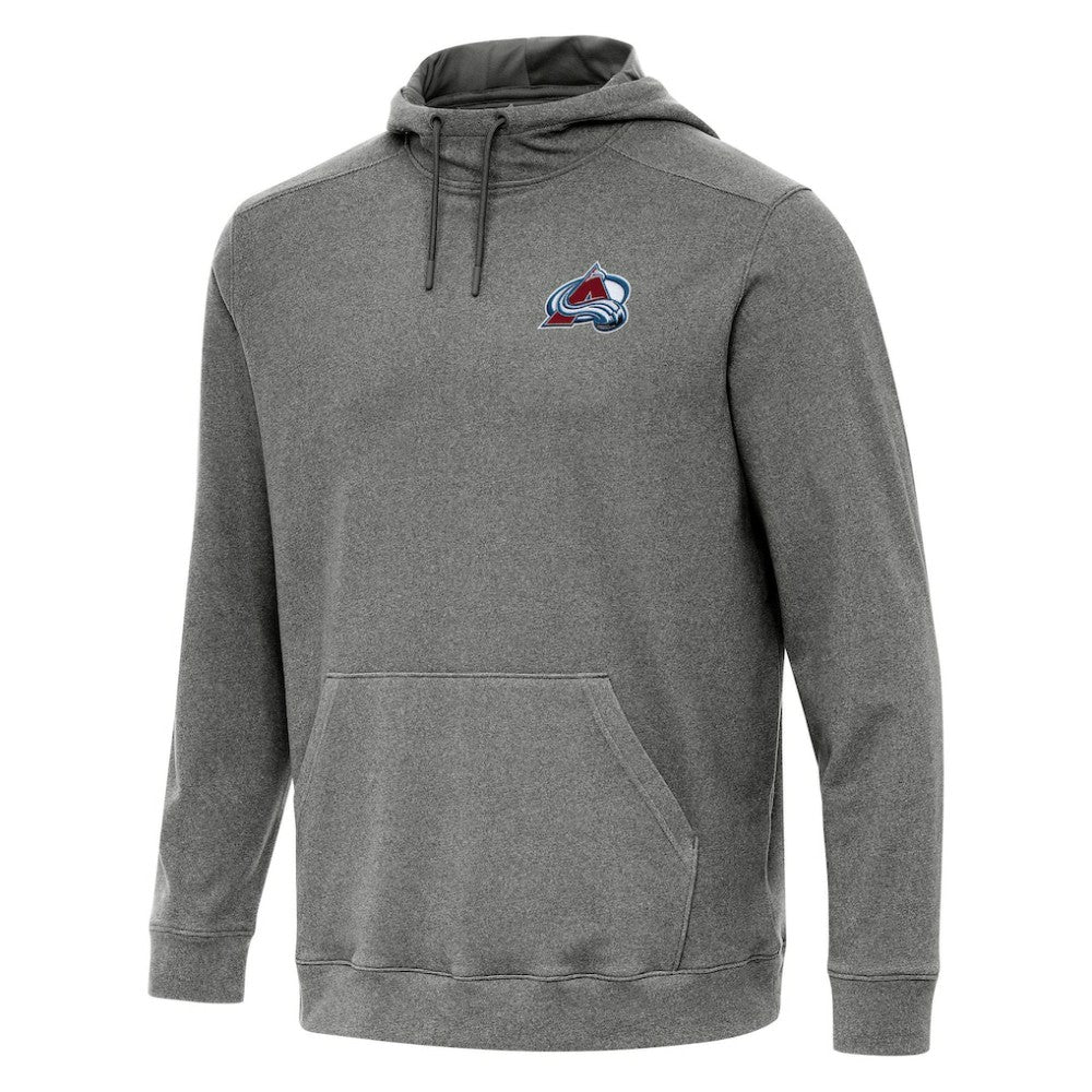 Colorado Avalanche - Antigua Cloud Pullover Hoodie Heather Black