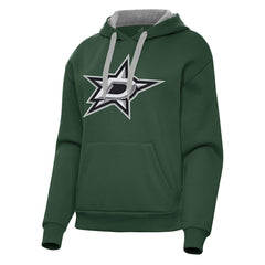 Dallas Stars - Antigua Women's Victory Pullover Hoodie Hunter Green