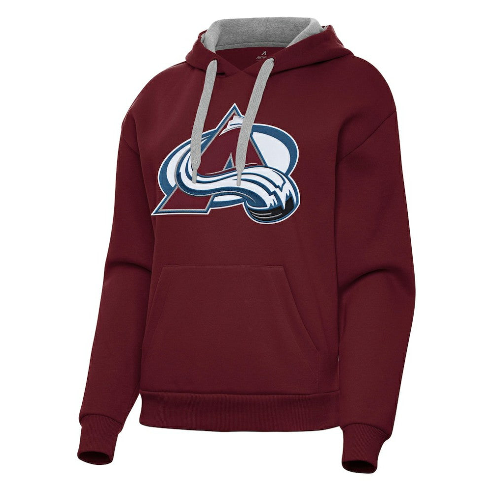 Colorado Avalanche - Antigua Women's Victory Pullover Hoodie Burgundy