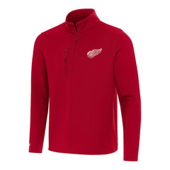Detroit Red Wings - Antigua Insider Quarter-Zip Top Red