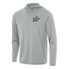 Dallas Stars - Antigua Tidy Quarter-Zip Hoodie Heather Gray