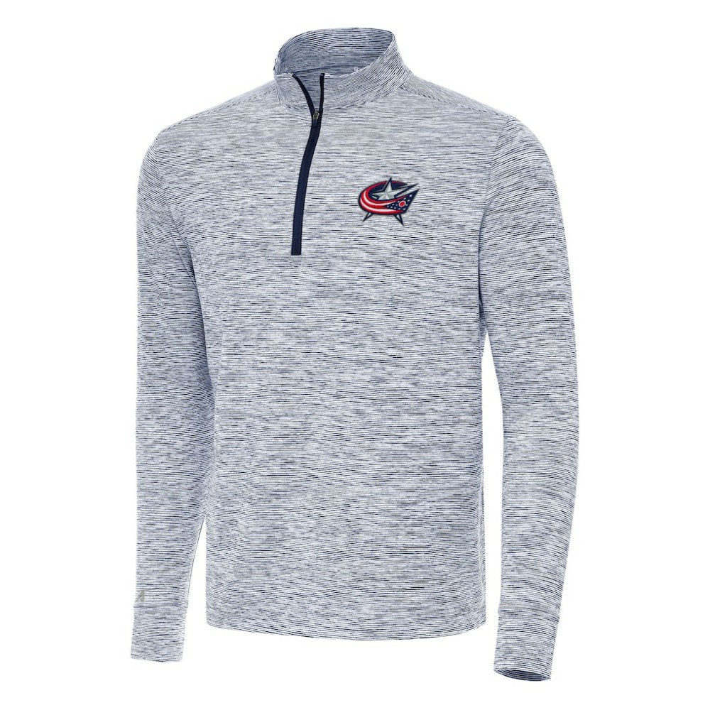 Columbus Blue Jackets - Antigua Cause Quarter-Zip Top Navy