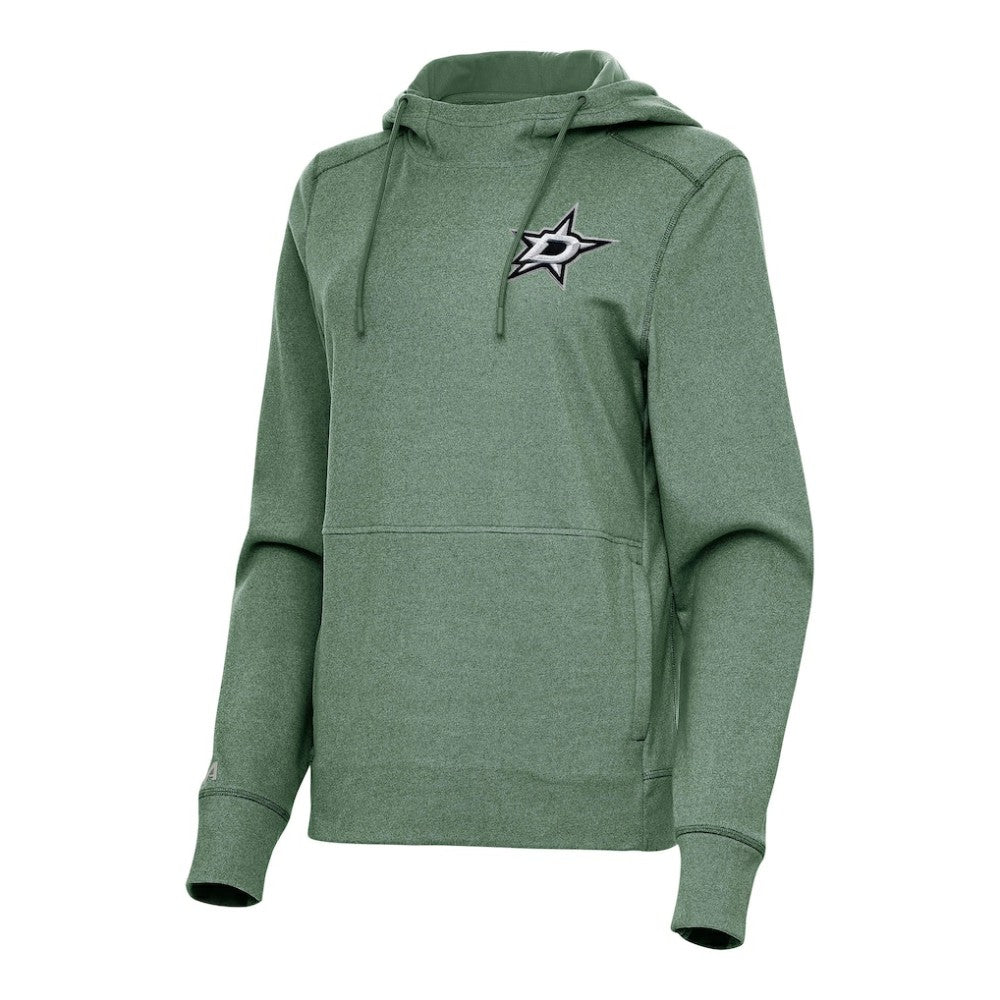 Dallas Stars - Antigua Women's Justice Pullover Hoodie Hunter Green