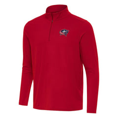 Columbus Blue Jackets - Antigua Intent Quarter-Zip Top Red